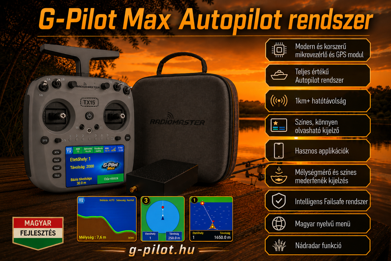 G-Pilot Max Autopilot rendszer
