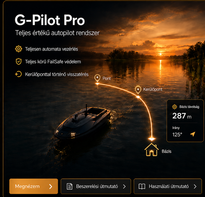G-Pilot Pro teljes értékű autopilot rendszer